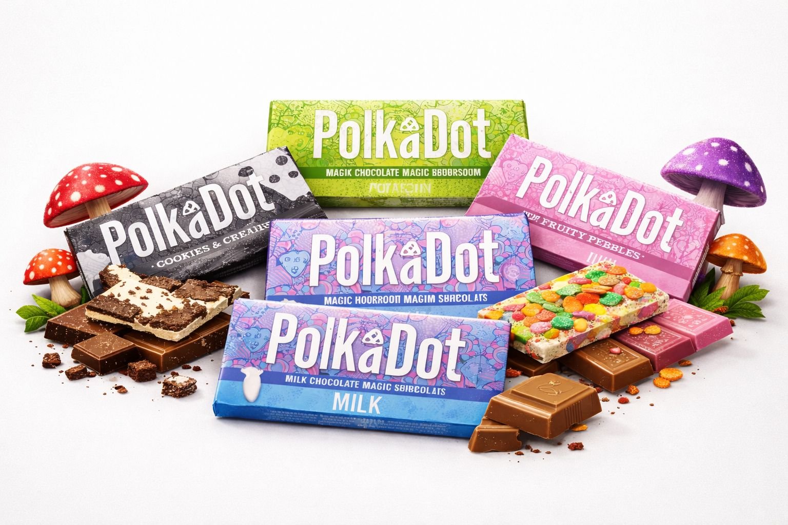 PolkaDot Chocolate Magic Mushroom